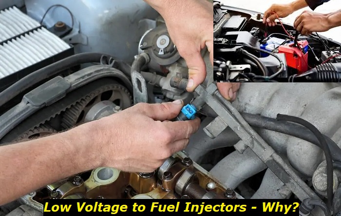 low voltage to fuel injectors reasons